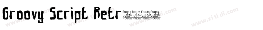 Groovy Script Retr字体转换